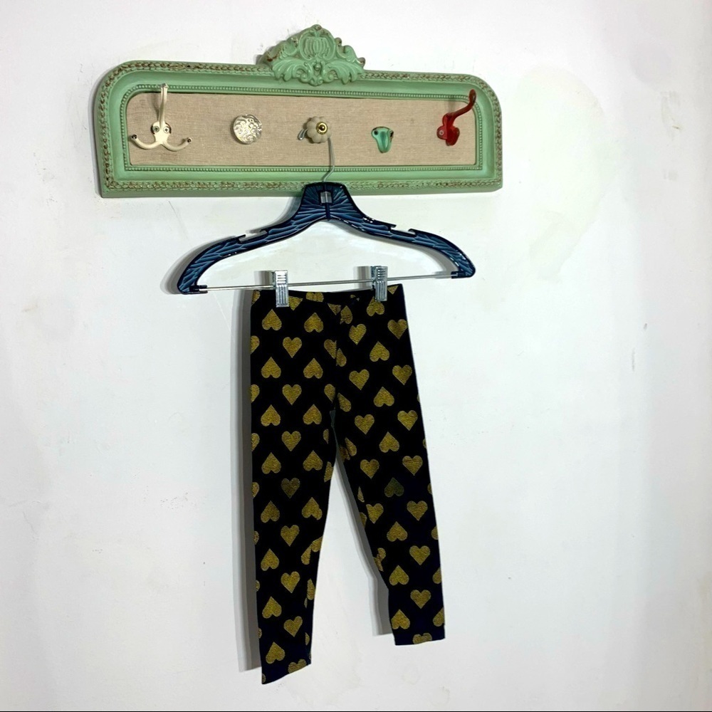 OshKosh B’Gosh 4T glitter heart legging pants